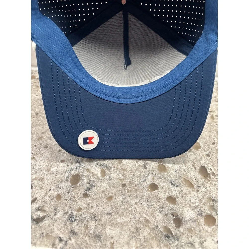 Pickleball Hat Tennis Hat Courtside In Navy Blue w/ Adjustable Size Outdoor